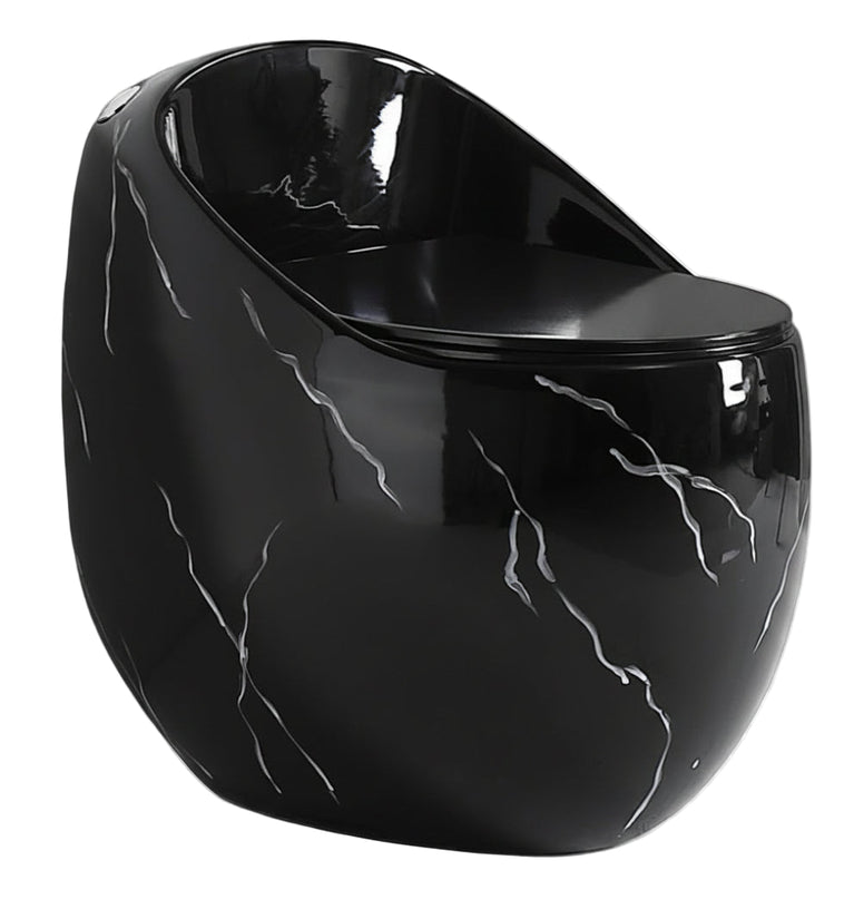 Black Marble One Piece Toilet Suite WELS 4 Star 3/6L