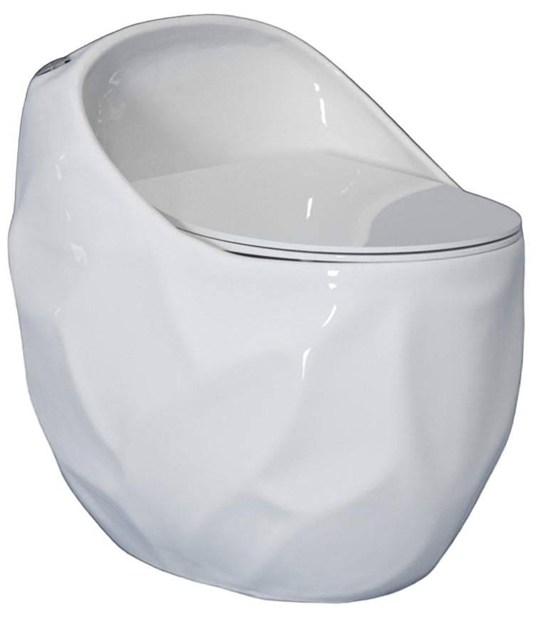 Sculpted Stone-Style One Piece Toilet Suite S-Trap WELS 4 Star 3/6L