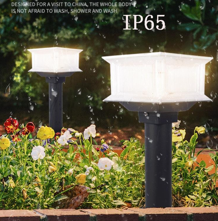 Pegasus 7W Solar Square Path Light with Smart Sensor IP65