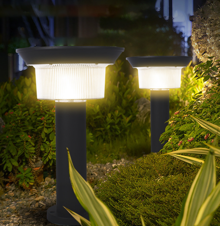 Solar Pathway Light – Round Sloped Design with Smart Control IP65