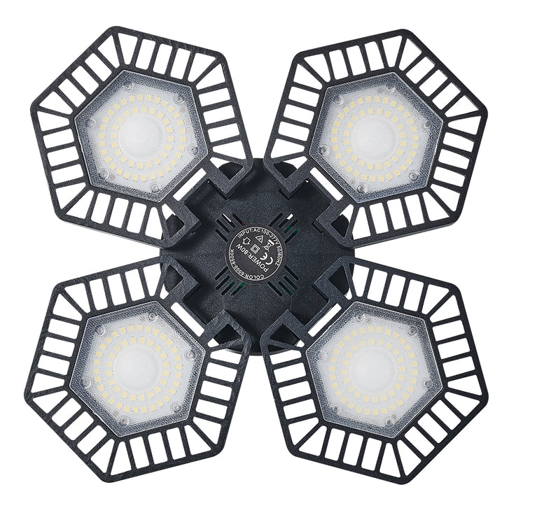 Pegasus 80W Adjustable LED Garage Light