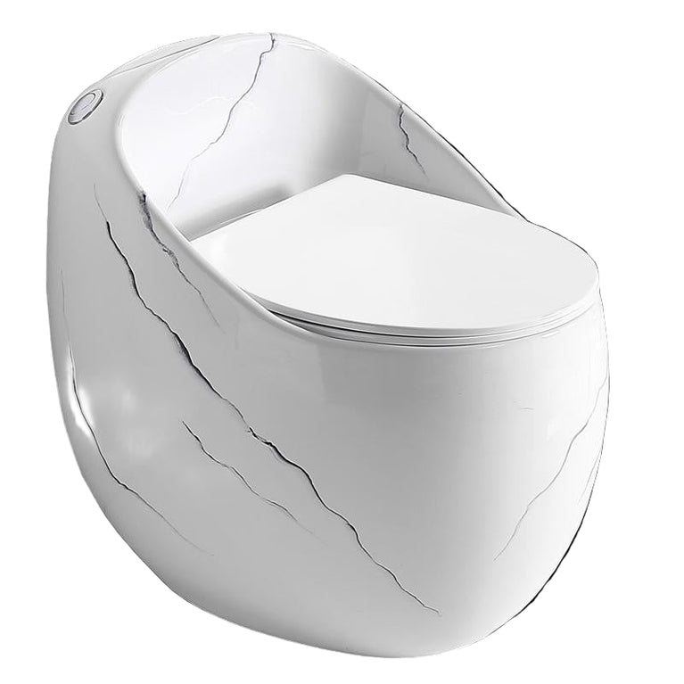 Marble-Pattern One Piece Toilet Suite WELS 4 Star 3/6L
