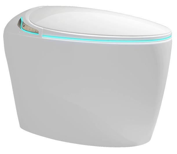 AquaHalo Smart Rimless Back-to-Wall Toilet Suite with Ambient LED & Integrated Cistern
