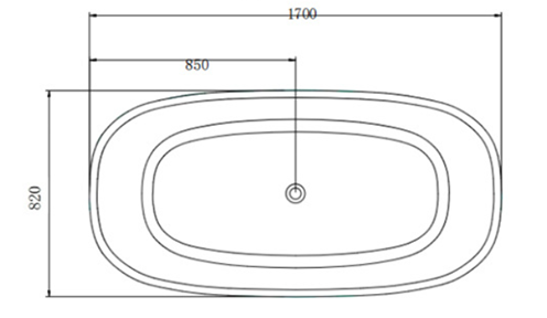 Solid Surface Freestanding Bath Matte White
