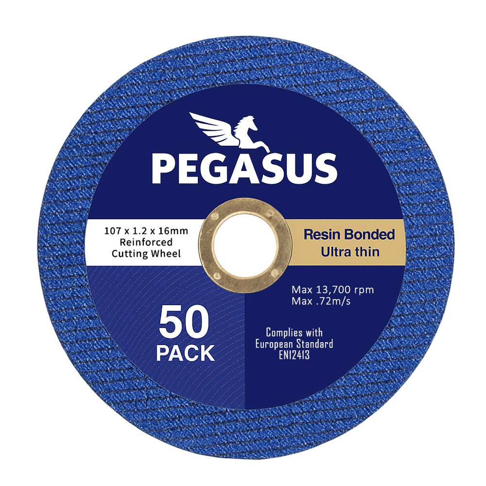 Pegasus 107 x 1.2 x 16mm Industrial Resin Bonded Cutting Disc