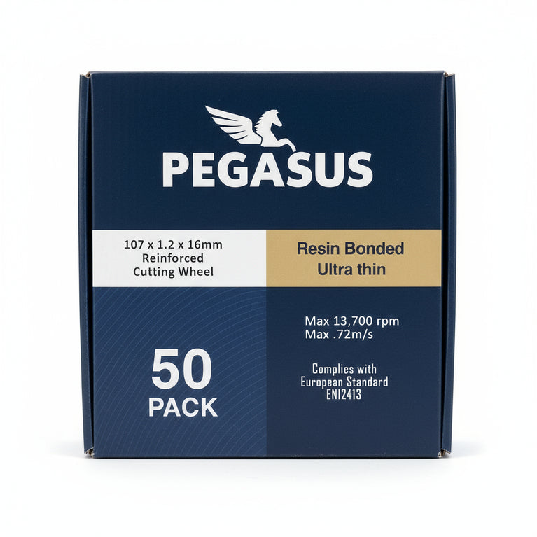 Pegasus 107 x 1.2 x 16mm Industrial Resin Bonded Cutting Disc