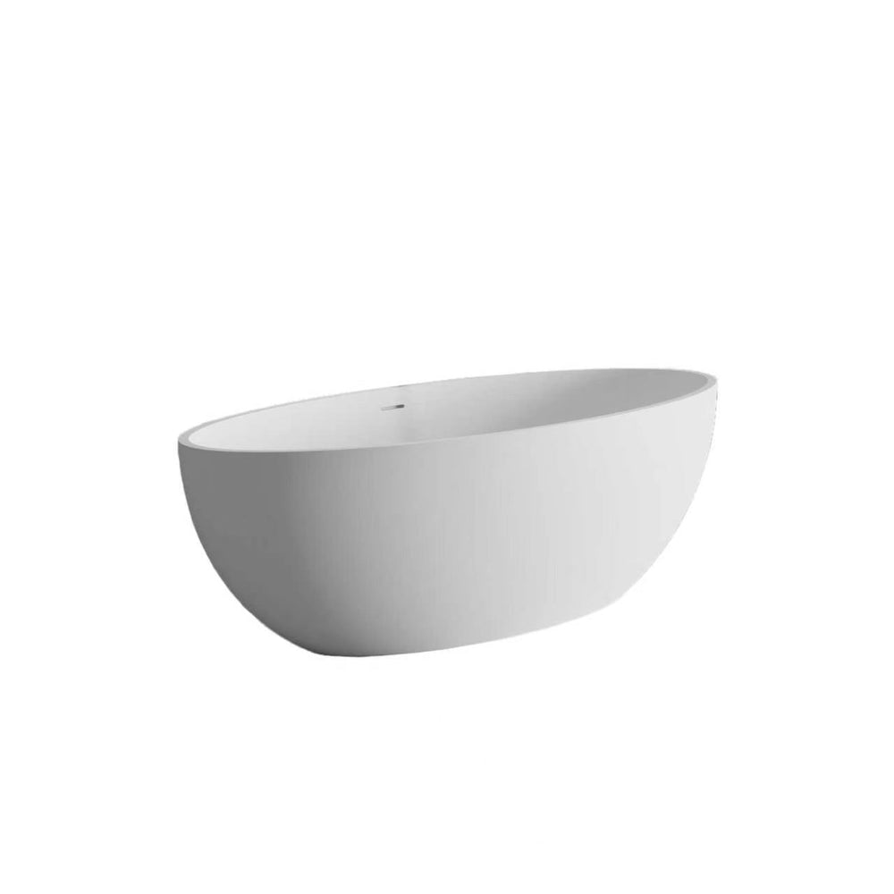 Modern Oval Freestanding Bath Solid Surface