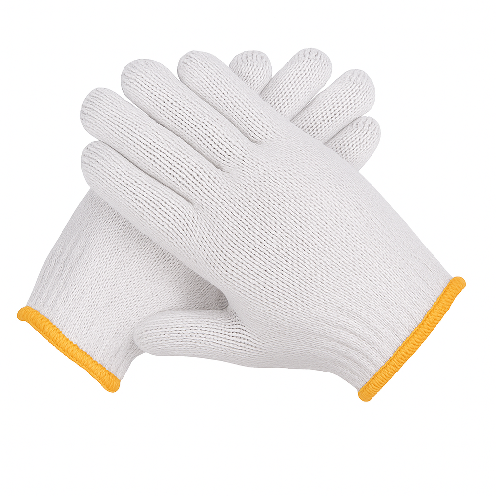 Work Gloves 10 Pairs Cotton Thread Knitted Gloves 37g/pair
