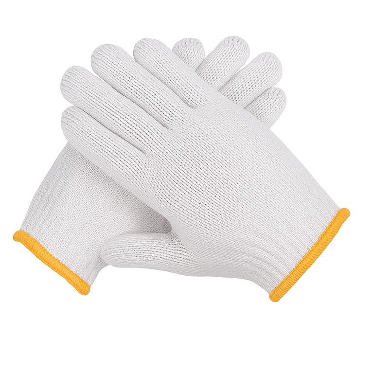 Work Gloves 10 Pairs Cotton Thread Knitted Gloves 37g/pair