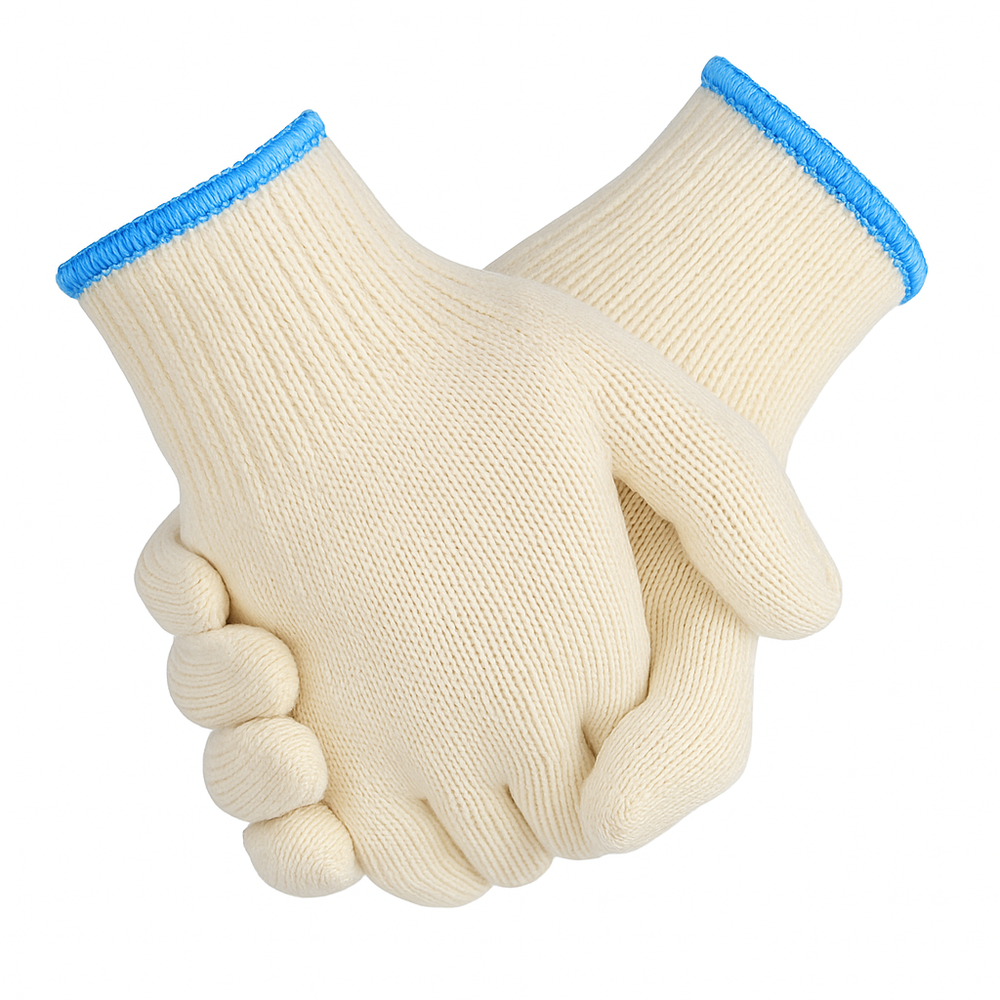 Work Gloves 10 Pairs Cotton Thread Knitted Gloves 41g/pair